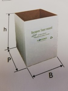 CONTENITORE TONER/CARTUCCE ESAUSTI Foto prodotto